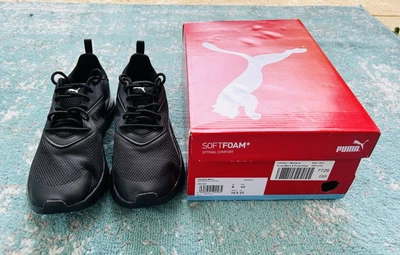 $60 • Buy New Puma Women's Infusion Soft Foam Sneakers 10.5 Black/silver