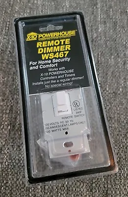 X10 Powerhouse Wall Switch WS467 Dimmable Wall Dimmer Module New In Box • $14.80