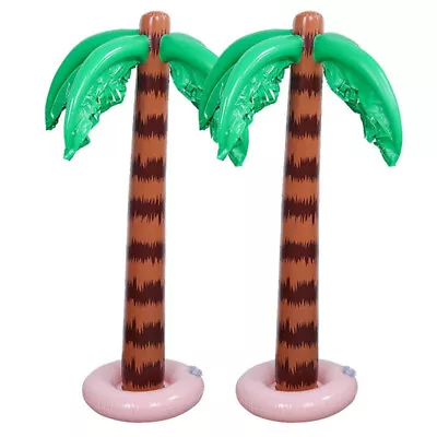 90cm Inflatable Blow Up Hawaiian Tropical Palm Tree Beach Pool Party Decor New • $12.87