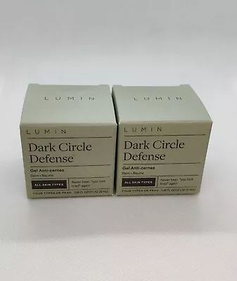 Lumin Dark Circle Defense Gel Anti-cernes Balm 0.68 Oz / 20 Ml (each) Lot 2 • $19.99