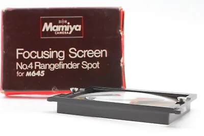 [Near MINT] Mamiya Focusing Screen No.4 Rangefinder Spot For M645 From JAPAN • $28.49