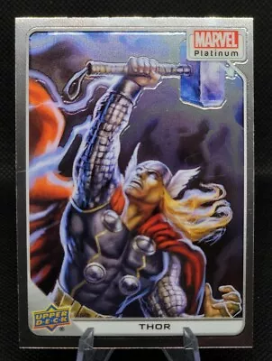 2023 Upper Deck Marvel Platinum Base Thor #86 • £2.85