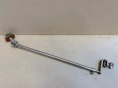 WALBERG & AUGE Traps Era CYMBAL ARM Telescoping Tilter Nickel 30s Vtg Mount Part • $80