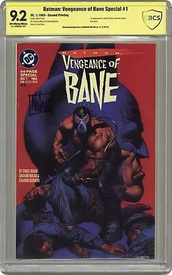 Batman Vengeance Of Bane #1 2nd Printing CBCS 9.2 SS Nolan 1993 21-1EAEE22-107 • $135