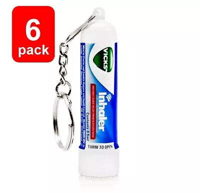 6 Pack Vicks Inhaler Cold Nasal Blocked Nose Relief  • $20.99