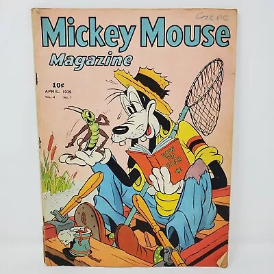Mickey Mouse Magazine Vol. 4 No. 7 (April 1939 Comic) - Good/Very Good • $139.99