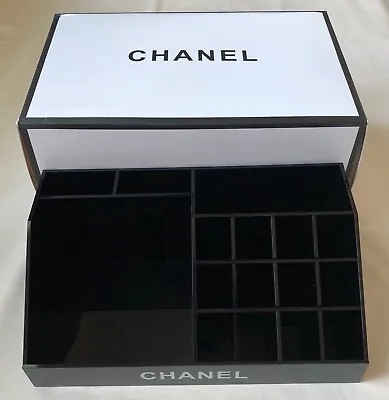 Chanel Makeup Brush Lipsticks Cosmetics Holder Organizer W/ Gift Box • £263.23