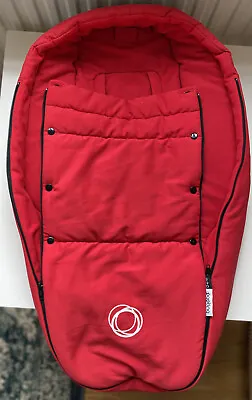 £7.50 • Buy Bugaboo Bee Stroller Pushchair Buggy Footmuff Cosytoes Red