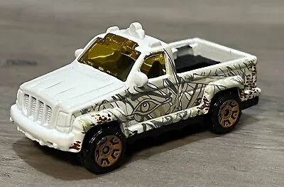 2000 Matchbox Troop Carrier Military White W Camouflage Eye Pickup Truck • $5.59