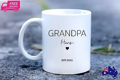 Personalised Grandparent Gift Promoted To Grandpa Coffee Mug Fathers Day Gift  • $22.50