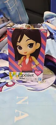 Q Posket Bandai Disney Character Mulan Princess Figure With Box • £23