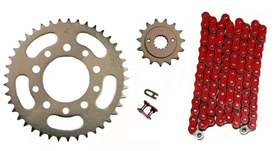 $97.69 • Buy Red 525x118 O-Ring Drive Chain & 15/41 Sprockets For Honda Shadow 600 VT600 VLX