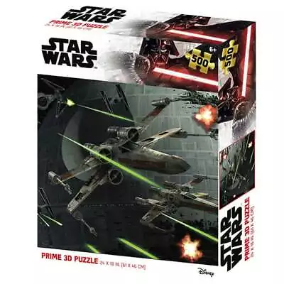 Star Wars X Wing Fighter 500 Piece Jigsaw Puzzle From Prime 3D For Ages 6+ • £13.13