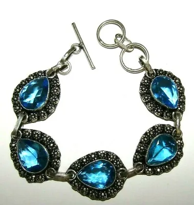 £2.99 • Buy Blue Bracelets Charm Shell Jade Pearl Murano Crystal Shamballa Bead Gift Idea