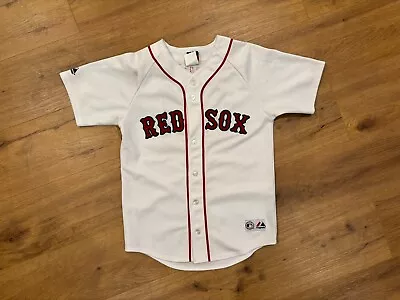 Vintage Boston Red Sox Baseball Majestic Jersey Large VTG Manny Ramirez #24 • $25