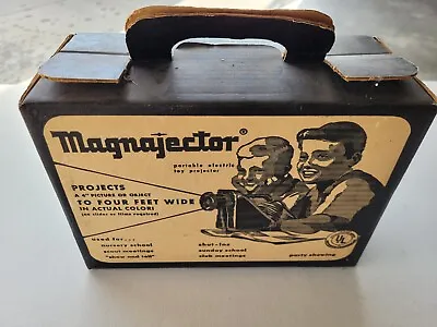 1960 Magnajector Magnifier Projector Model MJ100 In Original Box Used • $24.99