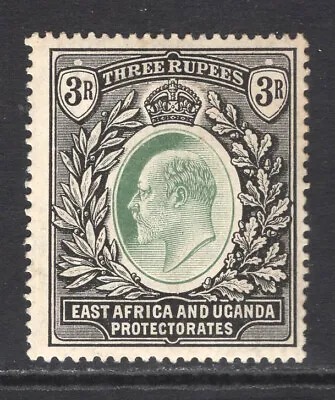 M13705 KUT-East Africa & Uganda Protectorates 1907 SG28 - 3R Grey Green & Black • £60