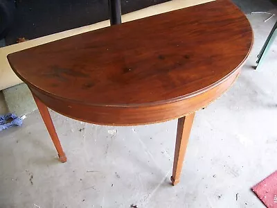 18th Century Georgian Mahogany Side Hall Table Tapered Legs • £30