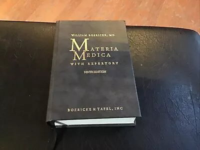 Materia Medica With Repertory By William Boericke Ninth Edition 1927 Hardcover • $49.75