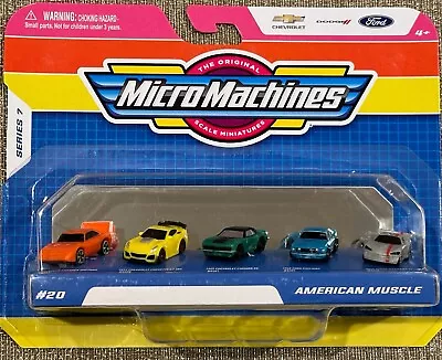 Micro Machines American Muscle Series 7  Free Shipping  Good Deal ! • $25.99