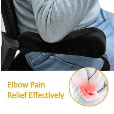 $20.99 • Buy 2Pc Memory Foam Office Chair Armrest Pad Wheelchair Arm Rest Cover Elbow Cushion