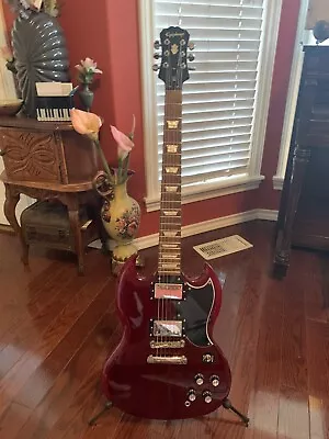 Epiphone SG-400 Guitar 2008 Year Model Beautiful Mahogany Cherry Finish • $349