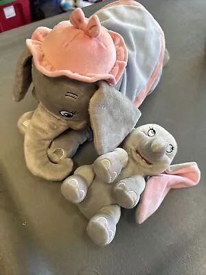 Disney Parks Baby Dumbo & Mrs Jumbo Plush Stuffed Toy Animal • $30