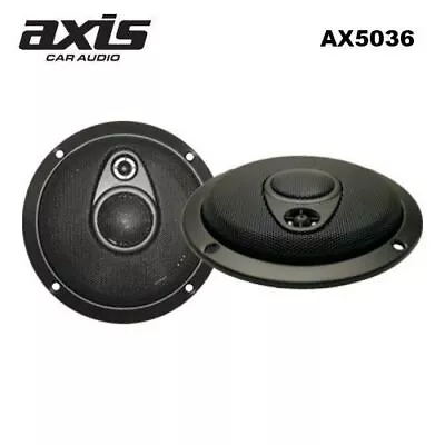 Axis Car Audio 5inch 3 Way Slimline Speakers Pair 150W Black  • $44.90