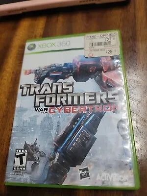 $42 • Buy Transformers War For Cybertron (Microsoft Xbox 360) Game, Case & Manual
