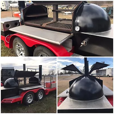 Custom BBQ Pit Smoker & Grill Trailer • $18000