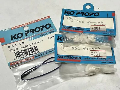 NIB Vintage KO PROPO FET Wire & Servo Gears For Period Correct Restoration • $6.99