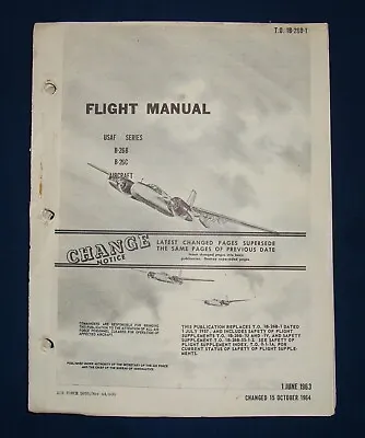 Original Douglas B-26B B-26C 1964 Flight Manual Pilot's Flight Operating Inst's • $139.95