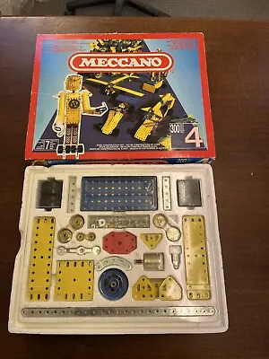 £54.50 • Buy Vintage Meccano Motorised Set   4, From 1990, 100% Complete With Manuals.