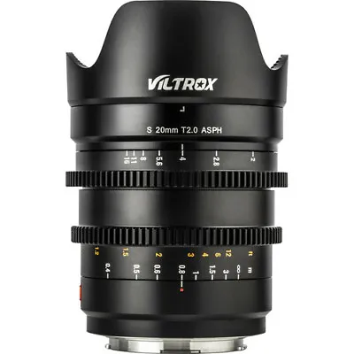 Viltrox S 20mm T2.0 Cine Lens For Panasonic/Leica L-Mount • £389