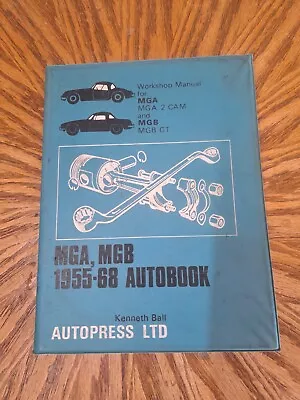 1955-1968 Mga Mgb Mgb Gt  AUTOBOOK REPAIR MANUAL • $19.95