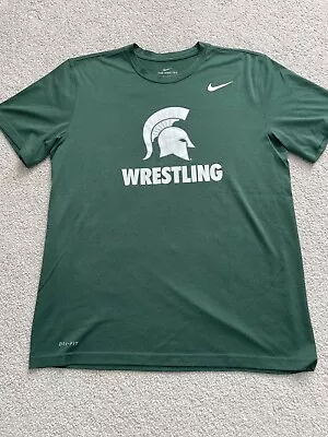 Nike Dri-Fit Michigan State Wrestling T-shirt. Size Large. University • $25