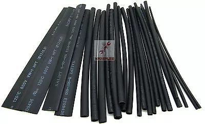 48 Black 6  Heat Shrink Tubing Wrap Sleeves Wire 3/8 1/21/8 1/16 3/16 1/4  • $6.79