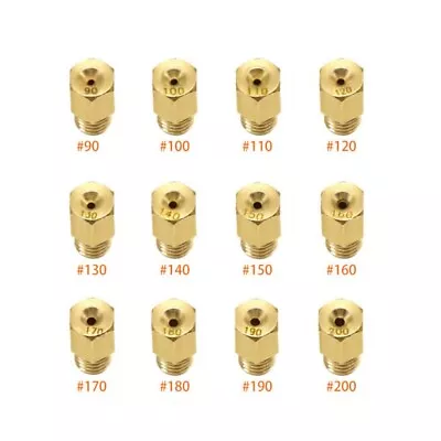 12Pcs/set Carb Main Jets For Mikuni VM22/VM24/VM26/VM30/VM32/VM34/VM44 Dirt Bike • $11.97