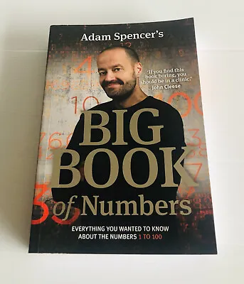 $18.40 • Buy Adam Spencer's Big Book Of Numbers By Adam Spencer  Paperback Free Post
