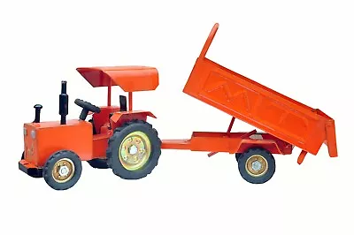 Unbreakable Die-Cast Farm Tractor With Trolley Pull Back Action Vehicle Model B • $105.80