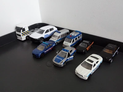 £4.80 • Buy Lots World Police Cars X  9 Diecast Models
