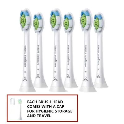 $59.89 • Buy Genuine Philips Sonicare Replacement Electric Toothbrush Heads 6pk White