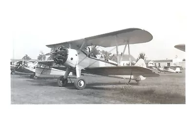 Boeing Stearman 75 Sport Airplane VTG Photo 5x3.5  NC5525N Kroncke & Colby Paint • $11.99