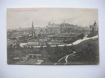 Edinburgh Postcard - From The Castle. (Valentine) • £2.79