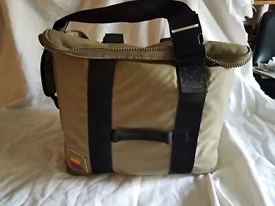 Vintage Apple Macintosh Computer Travel Tote Canvas Bag Olive Green 1980's • $99.99