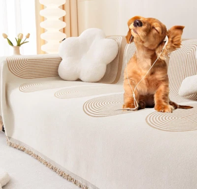 $36.49 • Buy Double Sided Chenille Sofa Cover,Chenille Double Sided Sofa Towel,Soft Slipcover