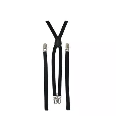 X Back Skinny Suspenders-1cm Width Brace Cutie Creative Slim Thin Body Suspender • $15.81