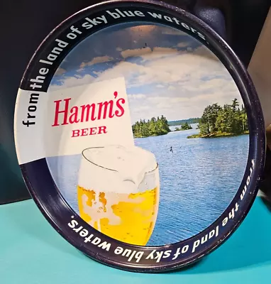 Vintage Hamm's Beer Tray From The Land Of Sky Blue Water Pacific Northwest Bear • $34.95