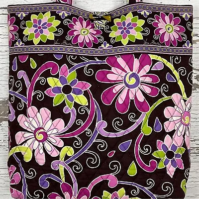 Vera Bradley  Purple Punch Large Tote EUC • $28