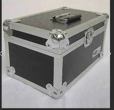 £56.25 • Buy Neo Media LP200 7  Vinyl Record Box Storage Flight Case Aluminium - BLACK